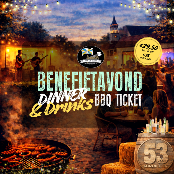 Benefietavond BBQ Geuzenfeesten 2026