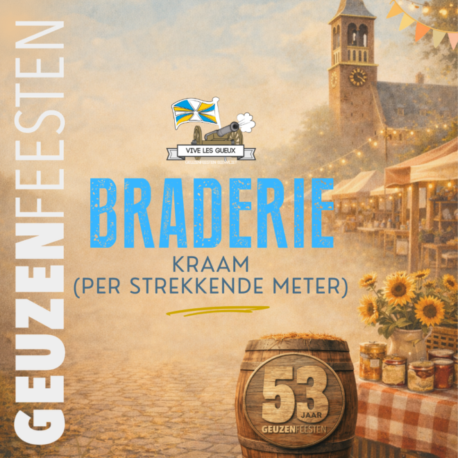 Eigen Braderie Kraam (per strekkende meter)